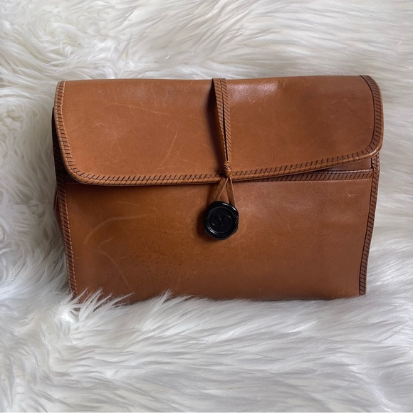 Valentino Handbags - Valentino Vintage Leather Clutch